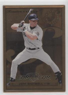 1996 Leaf Preferred - Steel - Promotional Gold #39 - Jeff Bagwell [EX to NM]
