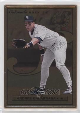 1996 Leaf Preferred - Steel - Promotional Gold #64 - Andres Galarraga