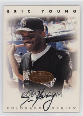 1996 Leaf Signature Series - Autographs - Bronze #_ERYO.1 - Eric Young [EX to NM]