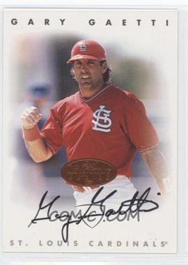 1996 Leaf Signature Series - Autographs - Bronze #_GAGA - Gary Gaetti