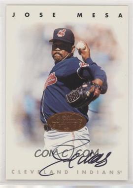 1996 Leaf Signature Series - Autographs - Bronze #_JOME - Jose Mesa