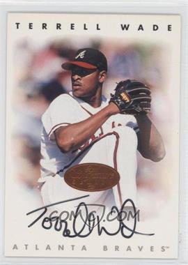 1996 Leaf Signature Series - Autographs - Bronze #_TEWA - Terrell Wade