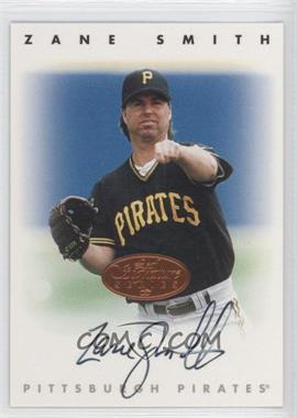 1996 Leaf Signature Series - Autographs - Bronze #_ZASM - Zane Smith