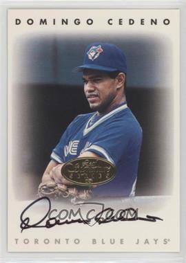 1996 Leaf Signature Series - Autographs - Gold #_DOCE - Domingo Cedeno