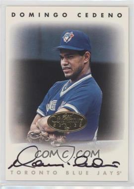 1996 Leaf Signature Series - Autographs - Gold #_DOCE - Domingo Cedeno