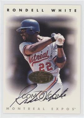 1996 Leaf Signature Series - Autographs - Gold #_ROWH - Rondell White