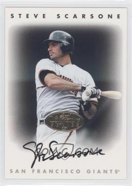 1996 Leaf Signature Series - Autographs - Gold #_STSC - Steve Scarsone