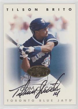 1996 Leaf Signature Series - Autographs - Gold #_TIBR - Tilson Brito