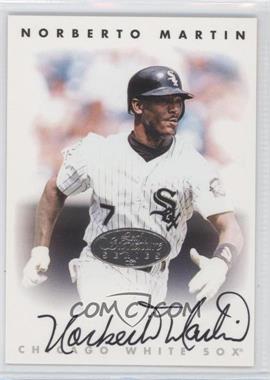 1996 Leaf Signature Series - Autographs - Silver #_NOMA - Norberto Martin