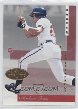 1996 Leaf Signature Series - [Base] - Gold Press Proof #101 - Andruw Jones