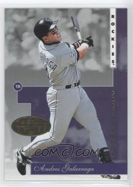 1996 Leaf Signature Series - [Base] - Gold Press Proof #18 - Andres Galarraga