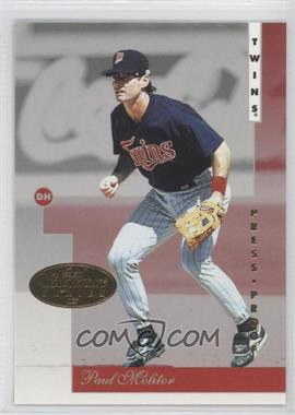 1996 Leaf Signature Series - [Base] - Gold Press Proof #57 - Paul Molitor