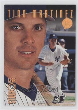 1996 Leaf Studio - [Base] - Bronze Press Proof #144 - Tino Martinez /2000