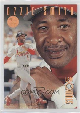 1996 Leaf Studio - [Base] - Bronze Press Proof #22 - Ozzie Smith /2000