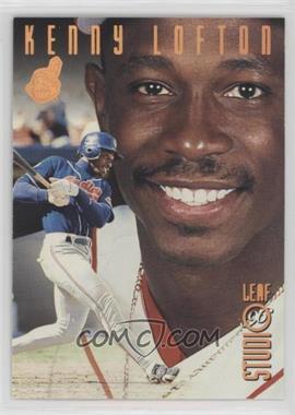 1996 Leaf Studio - [Base] - Bronze Press Proof #45 - Kenny Lofton /2000