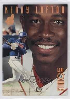 1996 Leaf Studio - [Base] - Bronze Press Proof #45 - Kenny Lofton /2000