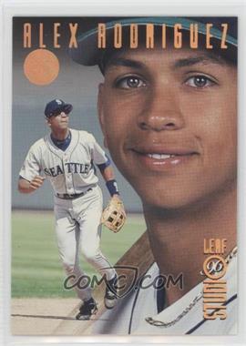 1996 Leaf Studio - [Base] - Bronze Press Proof #65 - Alex Rodriguez /2000