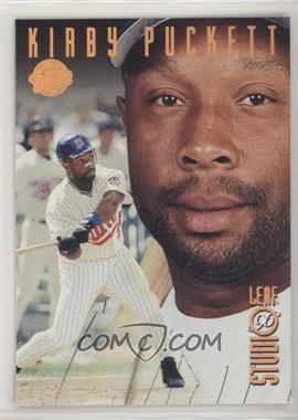 1996 Leaf Studio - [Base] - Bronze Press Proof #74 - Kirby Puckett /2000