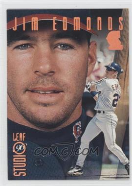 1996 Leaf Studio - [Base] - Bronze Press Proof #75 - Jim Edmonds /2000