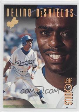 1996 Leaf Studio - [Base] - Gold Press Proof #133 - Delino DeShields /500