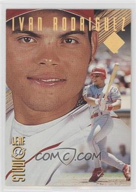 1996 Leaf Studio - [Base] - Gold Press Proof #139 - Ivan Rodriguez /500