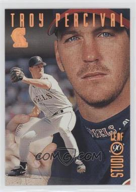 1996 Leaf Studio - [Base] - Gold Press Proof #37 - Troy Percival /500