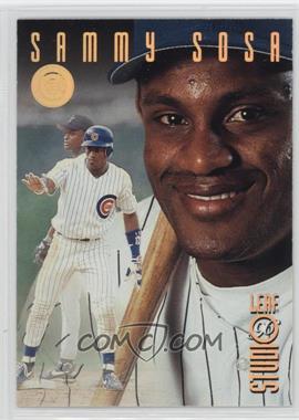 1996 Leaf Studio - [Base] - Gold Press Proof #43 - Sammy Sosa /500