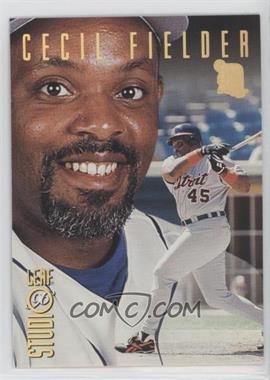 1996 Leaf Studio - [Base] - Gold Press Proof #54 - Cecil Fielder /500