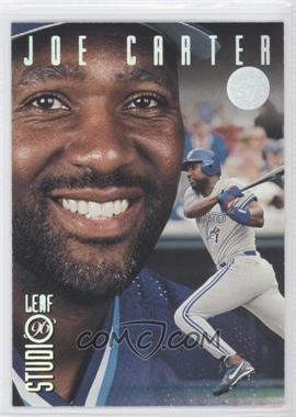 1996 Leaf Studio - [Base] - Silver Press Proof #86 - Joe Carter /100