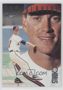 1996 Leaf Studio - [Base] #12 - Tom Glavine