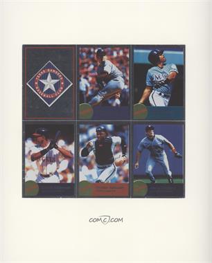 1996 Panini Fleer Album Stickers - [Base] - Block of Six #235/239-40/244-46 - Texas Rangers, Hideo Nomo, Quilvio Veras, Garret Anderson, Charles Johnson, Marty Cordova [EX to NM]