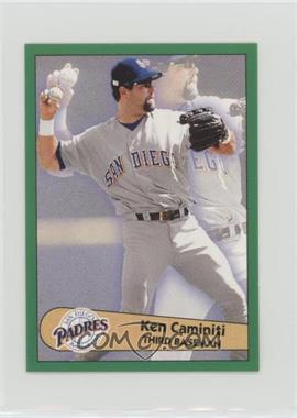 1996 Panini Fleer Album Stickers - [Base] #100 - Ken Caminiti