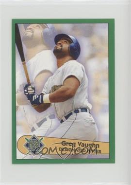 1996 Panini Fleer Album Stickers - [Base] #196 - Greg Vaughn