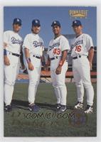 Eric Karros, Mike Piazza, Raul Mondesi, Hideo Nomo [EX to NM]