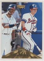 Checklist - Garret Anderson, Chipper Jones [EX to NM]