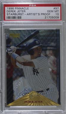 1996 Pinnacle - Starburst - Artist Proof #97 - Derek Jeter [PSA 10 GEM MT]