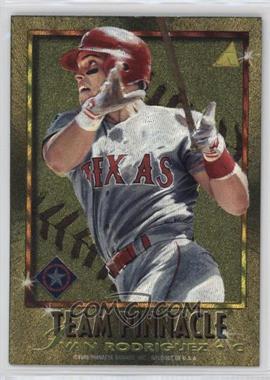 1996 Pinnacle - Team Pinnacle #8 - Mike Piazza, Ivan Rodriguez [EX to NM]