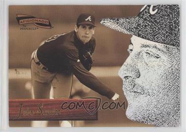 1996 Pinnacle Aficionado - [Base] #79 - John Smoltz [EX to NM]