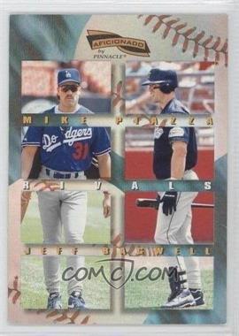 1996 Pinnacle Aficionado - Rivals #13 - Mike Piazza, Jeff Bagwell