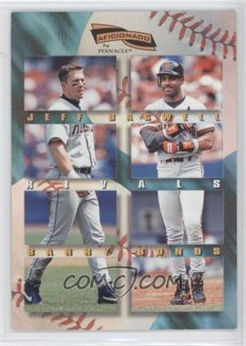 1996 Pinnacle Aficionado - Rivals #14 - Jeff Bagwell, Barry Bonds