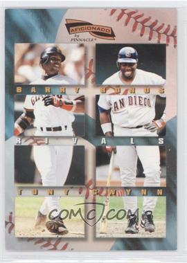 1996 Pinnacle Aficionado - Rivals #24 - Barry Bonds, Tony Gwynn