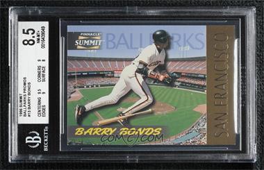 1996 Pinnacle Summit - Ballparks - Promos #13 - Barry Bonds /8000 [BGS 8.5 NM‑MT+]