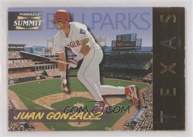 1996 Pinnacle Summit - Ballparks - Promos #7 - Juan Gonzalez /8000