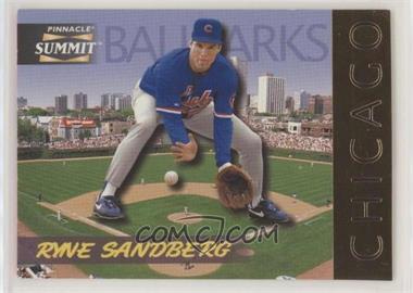 1996 Pinnacle Summit - Ballparks #10 - Ryne Sandberg /8000