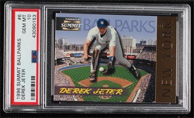 1996 Pinnacle Summit - Ballparks #6 - Derek Jeter /8000 [PSA 10 GEM MT]