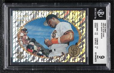 1996 Pinnacle Summit - [Base] - Above and Beyond #107 - Barry Bonds [BGS 9 MINT]