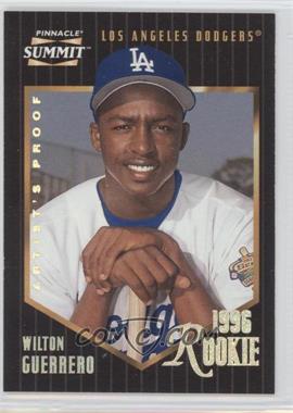 1996 Pinnacle Summit - [Base] - Artist's Proof #180 - Wilton Guerrero