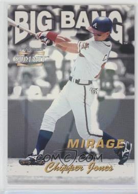 1996 Pinnacle Summit - Big Bang - Mirage Missing Serial Number #15 - Chipper Jones