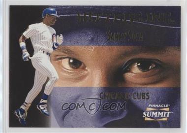 1996 Pinnacle Summit - Hitters Inc. - Promo #5 - Sammy Sosa /4000