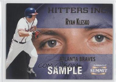 1996 Pinnacle Summit - Hitters Inc. - Samples #11 - Ryan Klesko